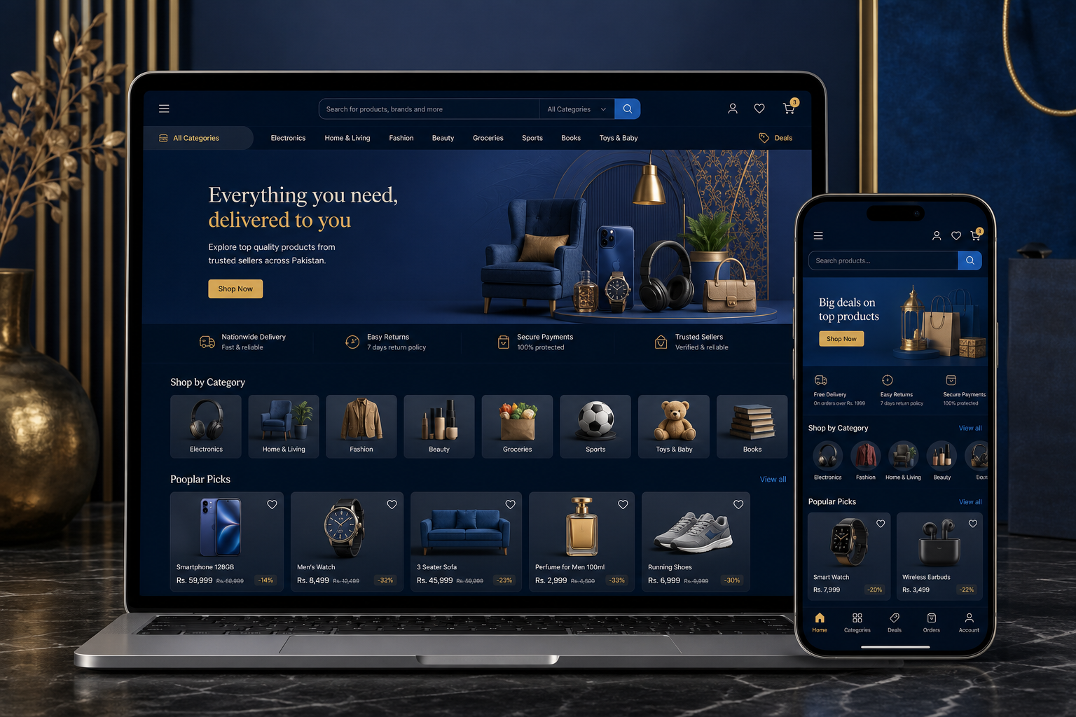 Dr Fones Ltd electronics e-commerce website project
