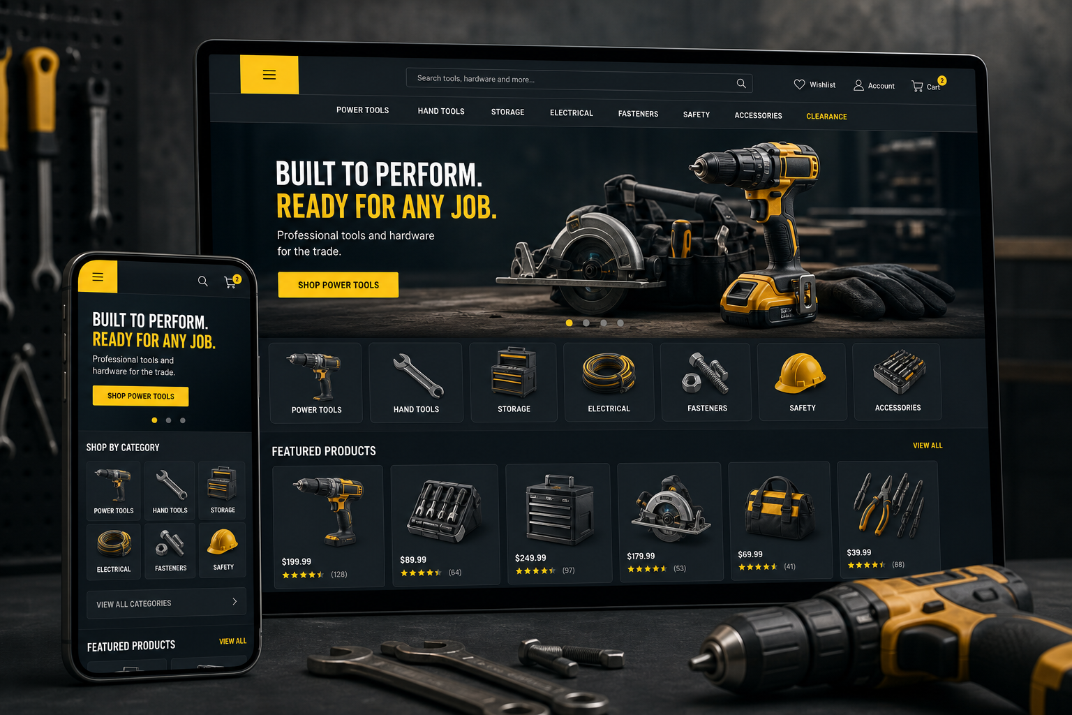 Lifetime Tools e-commerce website project