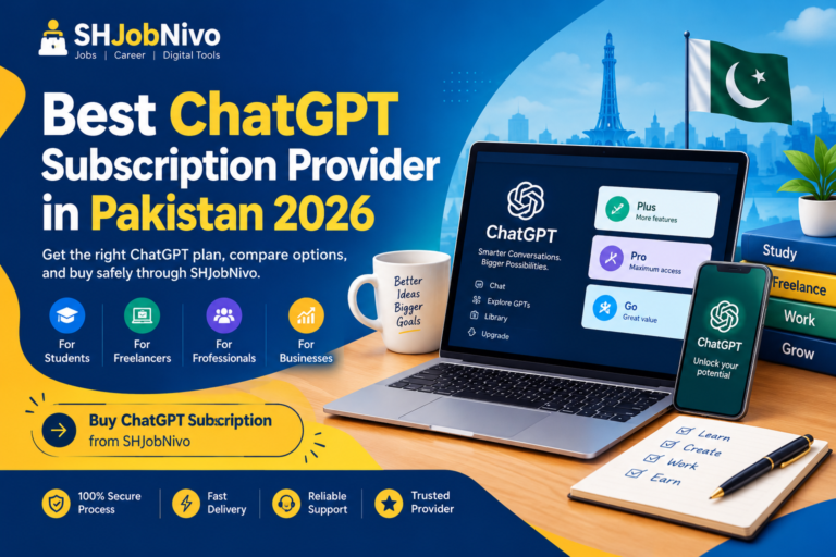 Best ChatGPT Subscription Provider in Pakistan 2026