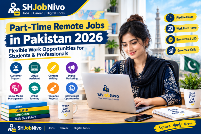 Part-Time Remote Jobs in Pakistan 2026: Flexible Work
