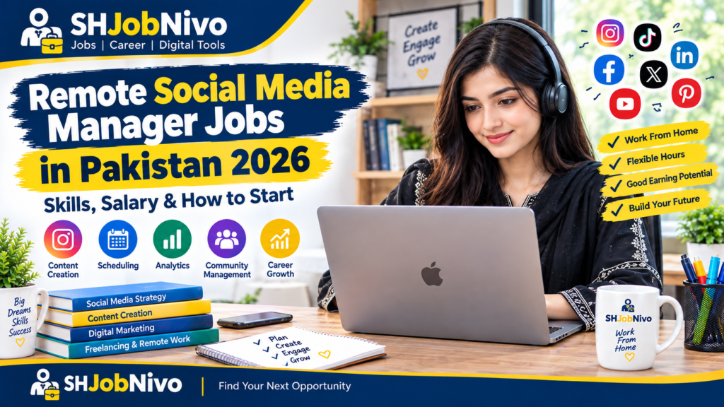 Remote Social Media Manager Jobs in Pakistan 2026 - Skills, Salary and How to Start