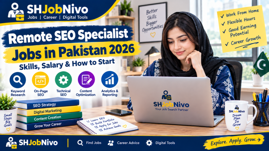 Remote SEO Specialist Jobs in Pakistan 2026 - Skills, Salary and How to Start
