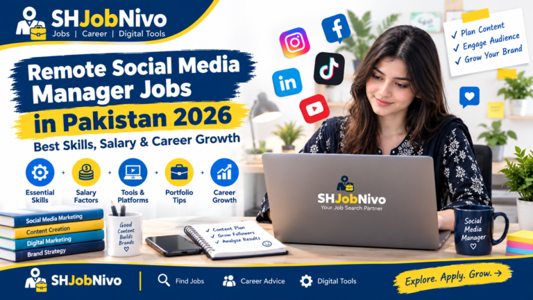 Remote Social Media Manager Jobs in Pakistan 2026: Best Skills & Salary