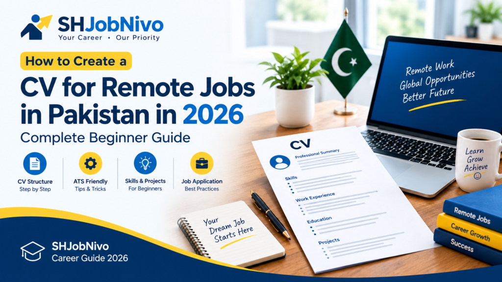 CV for remote jobs in Pakistan 2026