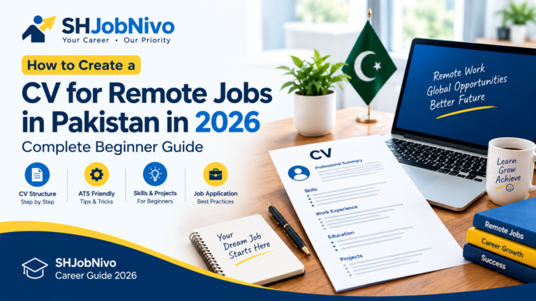 CV for Remote Jobs in Pakistan 2026: Complete Guide