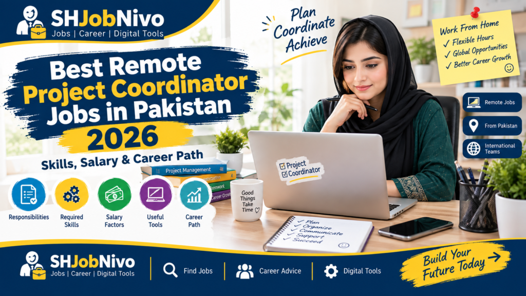 Best Remote Project Coordinator Jobs in Pakistan 2026 - Skills, Salary and Career Path